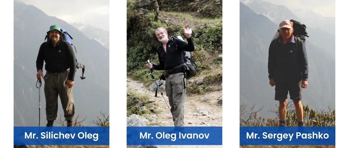 Mr. Silichev Oleg, Mr. Oleg Ivanov, and Mr. Sergey Pashko 